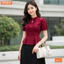 Áo thiết kế BEMINE cổ tàu tay phồng-A457