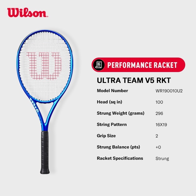 Wilson ULTRA Team V5 Vợt Tennis Đã Căng Dây WR190010U2