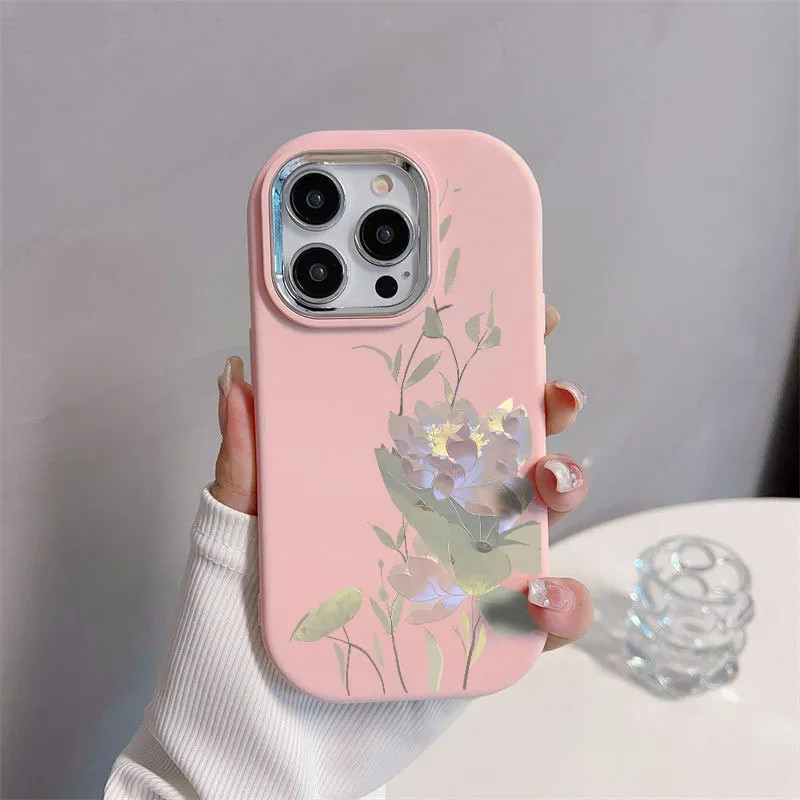 Gỗ hoa sen phù hợp với vỏ điện thoại iPhone 15/13/12/11, loại Promax 17/16/15/14, độ mịn 7