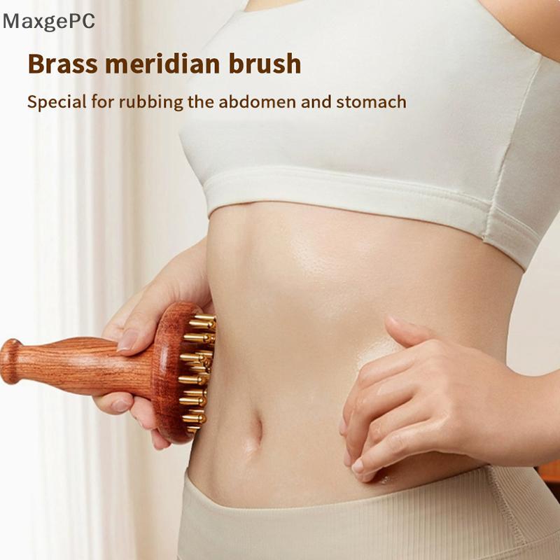 COD Copper Head Massage gua shab với dài tay cầm bằng gỗ-Bền Trung Quốc Spa công cụ