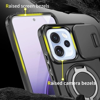 Nhẫn Từ Tính Giá Đỡ Ô Tô Dành Cho Oppo Reno 15 Pro Max Mini 15ProMini 15F Reno15Pro Reno15F 5G Armor Vỏ Chống Sốc Trượt Cửa Sổ Camera Bảo Vệ Ốp điện thoại PC Cứng