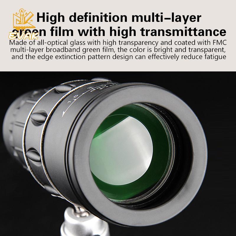 Kính thiên văn một mắt Alittlesetrtu 16x52, zoom lấy nét kép, tầm nhìn ban đêm, kèm dây đeo