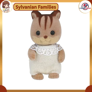 Sylvanian Families Doll 【Baby Hazelnut Squirrel】 R-38 ST Mark Certified, for ages 3 and up, Toy Dollhouse, EPOCH Co., Ltd.