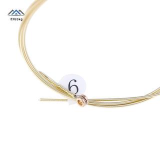 ELBBKG 1 Bộ 6 Dây Đàn Guitar Thép Mạ Niel Cho Đàn Guitar Acoustic Mới