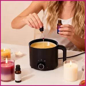 Nến Sáp Melter 1.5L Điện Chịu Nhiệt Bình Làm Nến Nồi Nóng Chảy Bình Cho Xà Phòng Kẹo shopidaevn