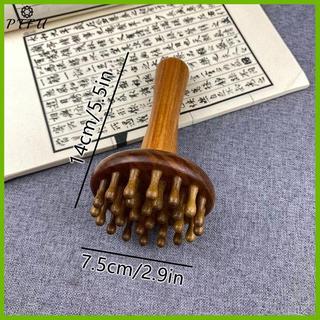 PTFU Di Động Gỗ Đàn Hương Gua Sha Bàn Chải Massage Ne Bụng Chân Cơ Thể Kinh Tuyến Massage Bằng Gỗ Dụng Cụ Massage Mới
