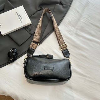 Túi Đeo Vai Nữ, Túi Đeo Ngang Boston, Túi Gối Niche Retro Màu Trơn