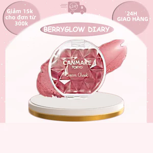 Canmake Blush Cream – Phấn Má Dạng Kem Mịn Mượt, Tự Nhiên, Lâu Trôi!