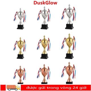 Cúp lưu niệm chiến thắng DUSKGLOW 35/32/29CM, vàng/bạc/đồng, giải thưởng cuộc thi, bóng rổ