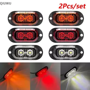 QIUWU 2 đèn LED định vị/tín hiệu/hậu 12V 24V cho xe tải, trailer, phụ kiện ô tô