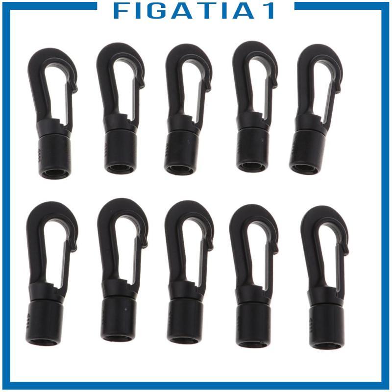 Dây Khóa Ngoài Trời Đàn Hồi, Móc Snap Clip - Gói 10 Cái