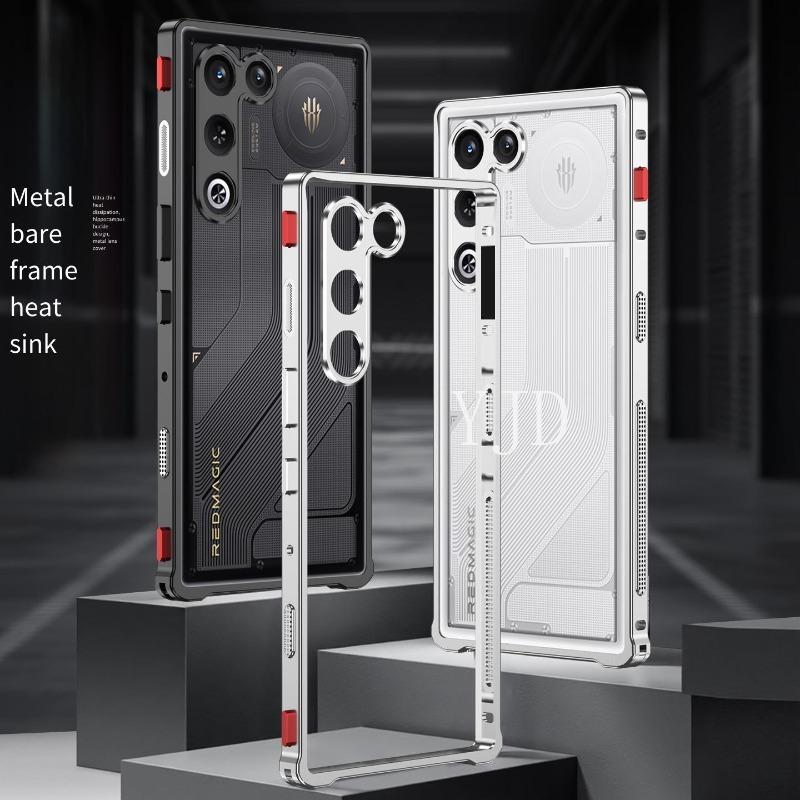 Ốp YJD Cho RedMagic 11 Air Metal Khung Trần Tản Nhiệt Chống Rơi Vỏ Điện Thoại