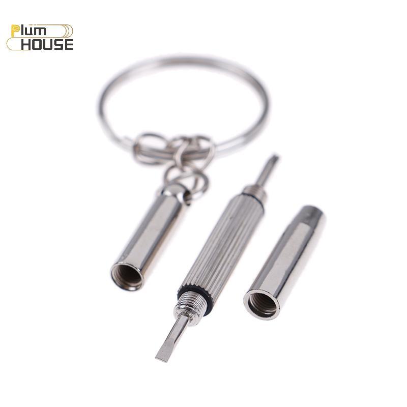 PlumHOUSE 600 Chiếc Ốc Vít Nhỏ Đai Ốc + Tua Vít Đồng Hồ Kính Mắt Kính Dụng Cụ Sửa Chữa Mới VN