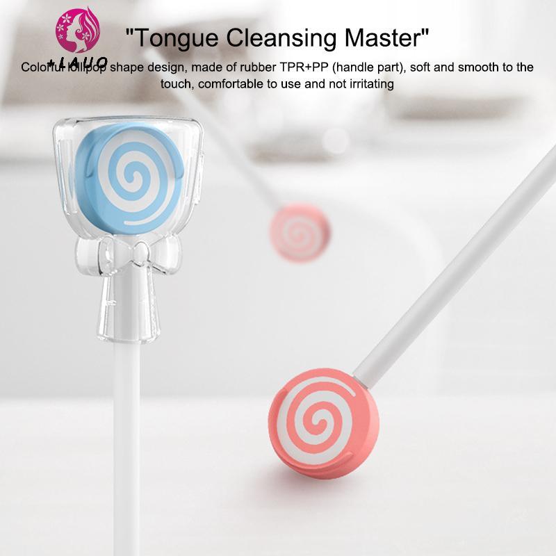 Springevenstar Y-Kelin Lollipop Lưỡi Cho Bé Sraper Trẻ Em Cạp Trẻ Em Vệ Sinh Răng Miệng Loại Bỏ Lớp Phủ Lưỡi Springevenstar
