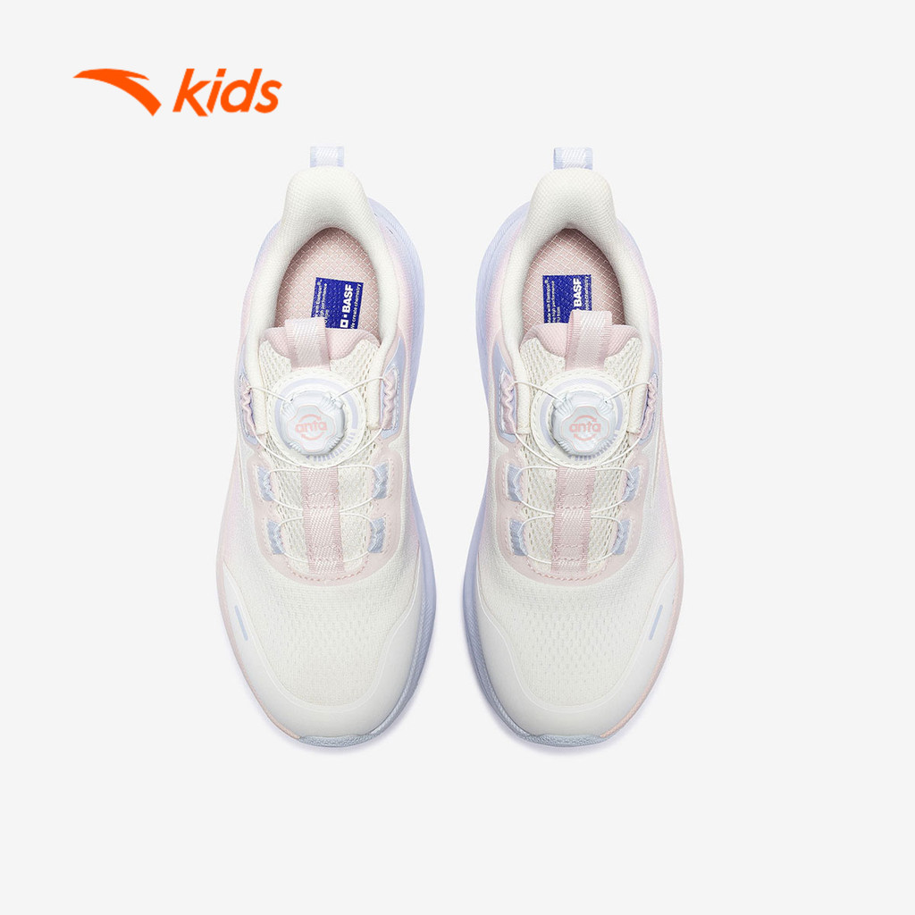 ANTA Kids Giày Chạy Thể Thao Bé Gái PG7 Size 33-39 Êm Chân, Đàn Hồi Tốt, Đế Chống Trơn Trượt 3226A5527