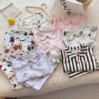 (6m-18Y) Bộ Đêm Gia Đình Ấm Áp Vải An Toàn Cao Cấp Loại A Bộ Đồ Ngủ Phù Hợp Với Trẻ Em Hoạt Hình Mùa Đông Loungewear