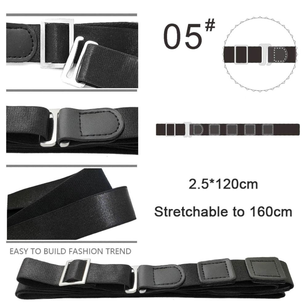 Dây đai giữ áo sơ mi HOBBYIN - Điều Chỉnh Được, Chống Trượt - Phù Hợp Nam Nữ