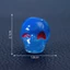 Charm gắn dép : Đầu lâu xanh- Charm độc lạ 3D size to