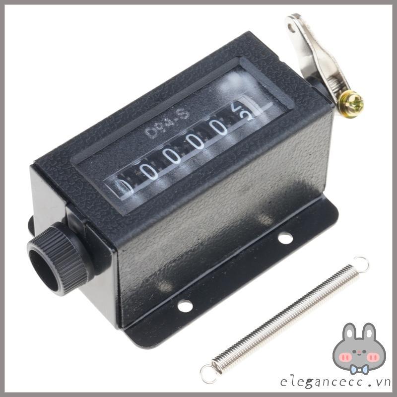 ELEGA 0-999999 Bộ đếm cơ kéo 6 chữ số D94-S có thể đặt lại