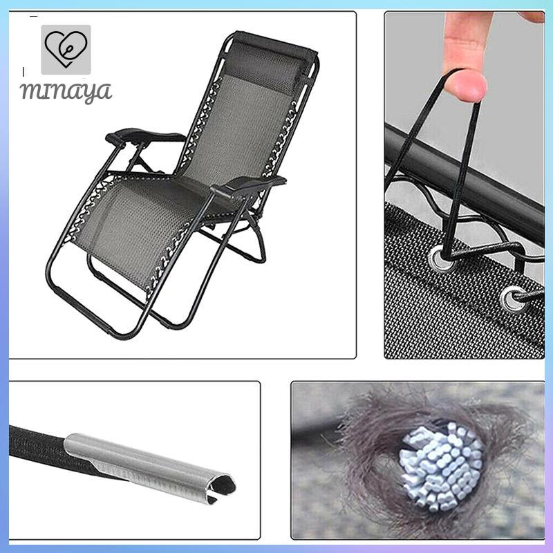 [MINAYA] 4 Dây Đàn Hồi Gấp Ghế Gia Cố Thay Thế Bungee Dây Zero Gravity Recliner Ren Part Lounge Đồ Dùng Gia Đình VN