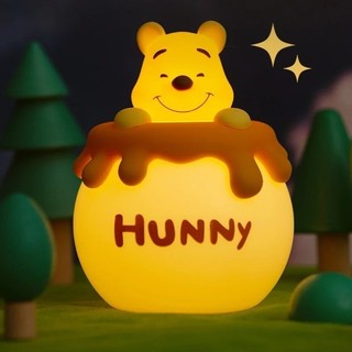 Dễ Thương Winnie The Pooh Đèn Ngủ Sáng Tạo Đèn Ngủ Chất Liệu Silic Ánh Sáng Mềm Bảo Vệ Mắt Trẻ Em Quà Tặng Sinh Nhật