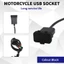1 Chiếc Xe Máy USB Giao Diện Sạc Ổ Cắm Xung Cổng Sạc Nhựa Xe Máy Phụ Kiện Cho 450SR SR450 800NK 800
