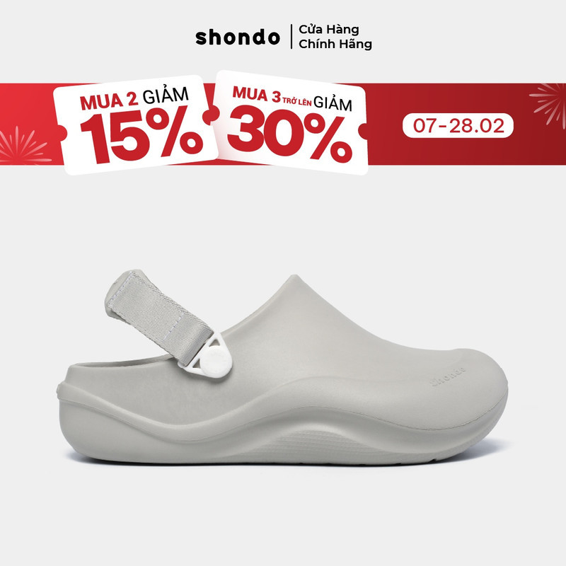 Giày Clog Unisex Suke Shondo Nhựa Đúc Nguyên Khối - Đế Cao 4cm Hack ...