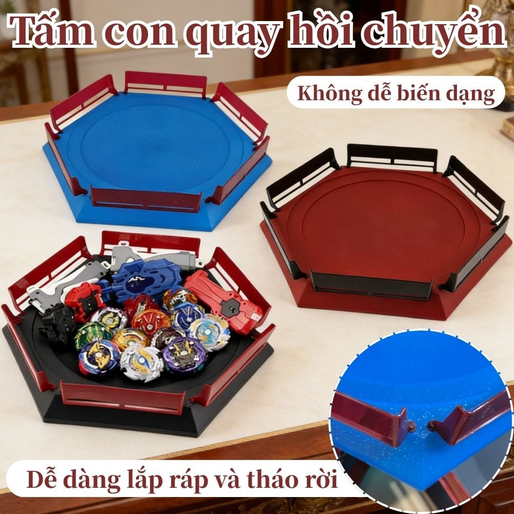 Sân vận động Battle Top, bền bỉ, có thể tháo rời, chống mài mòn, dành cho trẻ em tại nhà Burst Beystadium