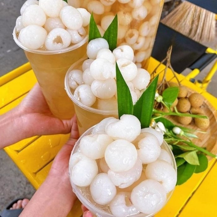 Nhãn Lồng Nước Đường TIM Lon 565g Trái Nhãn To Dày Ngọt Thanh, Thơm Dịu, Tiện Dùng