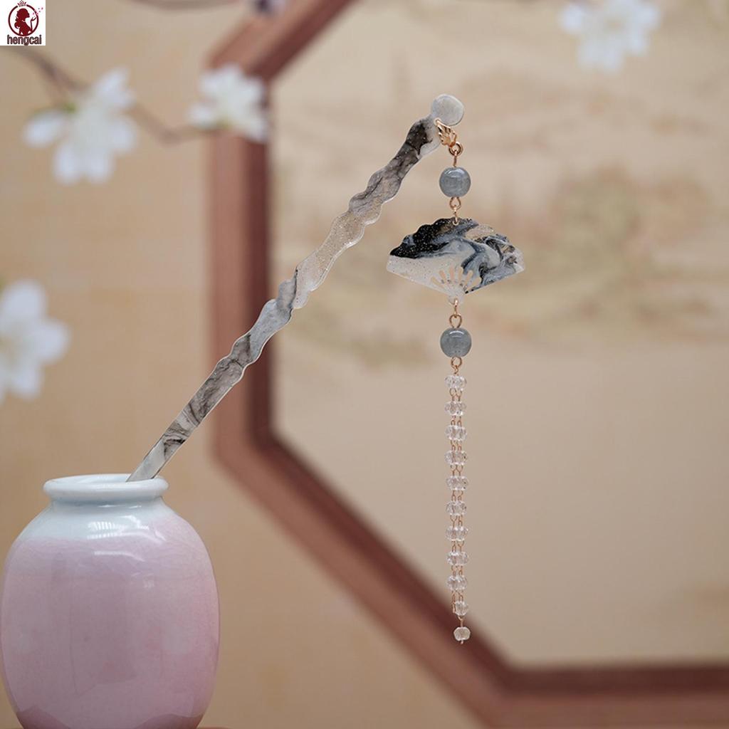 Kẹp tóc bướm tua rua phong cách Trung Hoa cho ngày lễ