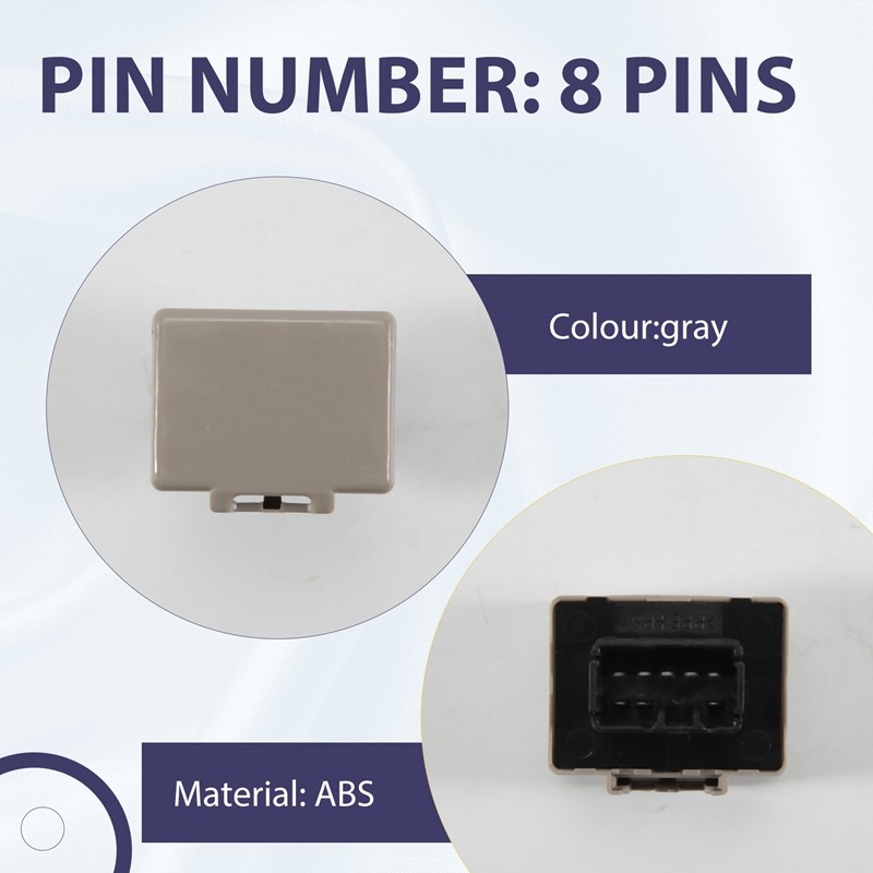Phụ kiện ô tô Rơle nhấp nháy điện tử 8 chân cho bóng đèn LED 81980-50030 066500-4650