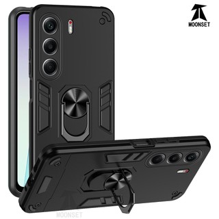 Dành Cho Tecno Camon 40 Pro 4G / 5G Ốp điện thoại Chiến Binh Thiết Kế Lưng Cứng Có Giá Đỡ Nhẫn Chống Sốc Mềm TPU Nâng Cạnh Vỏ Mỏng
