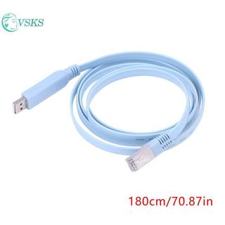 Chenlongshang 1.8M USB Sang RJ45 USB Sang RS232 Serial Sang RJ45 CAT5 Console Adapter Dây Cáp EN