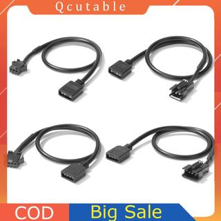 Cáp Chuyển Đổi Thay Thế 5V 3 Pin / 12V 4 Pin 30cm Bo Mạch Chủ RGB Dây Đèn LED Chuyển Đổi Cáp Chuyển Đổi