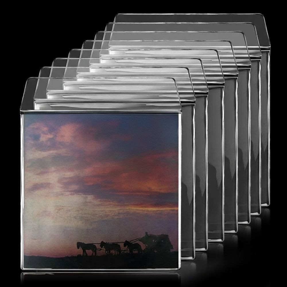 Vỏ ghi âm LP CHEESELY, Vỏ ghi âm Vinyl dày 7 / 10 / 12 inch, Túi lưu trữ hồ sơ có thể khóa lại hữu ích