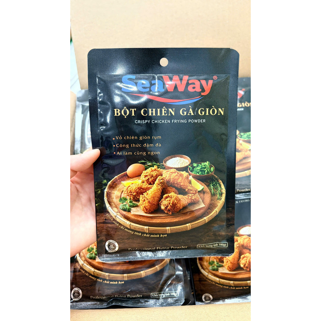 Bột Chiên Gà Giòn SeaWay - Tiện Dụng, Thơm Ngon Như Ngoài Hàng