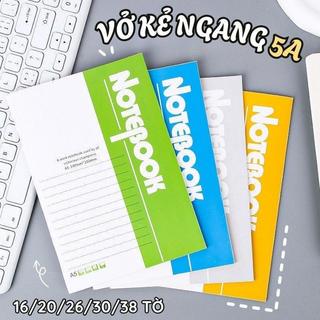 Sổ tay A5/B5 60 trang kẻ ngang, bạn đồng hành lý tưởng cho công việc và học tập của học sinh