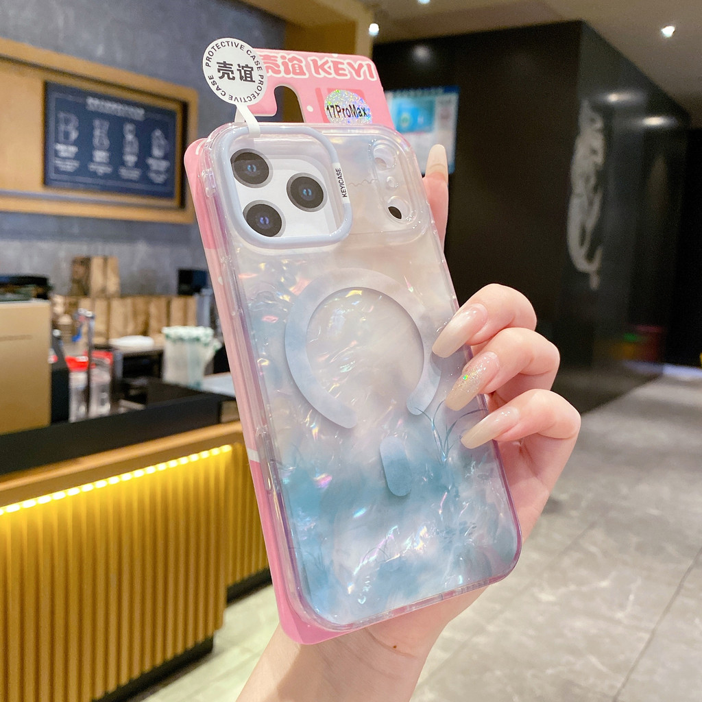 Mẫu màu mới có họa tiết đính kèm từ tính phù hợp cho iPhone 17 Pro Max 17 16 15 14 13