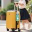 2-8 chiếc Hộp đựng thẻ hành lý hành trình - Tay áo chống nước có khóa & vòng thép không gỉ, tay áo thẻ PVC - Phụ kiện du lịch chống thất lạc