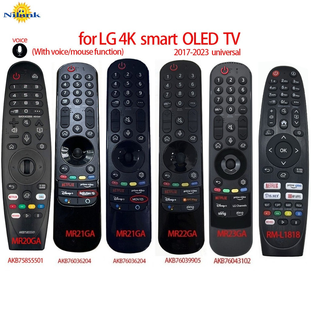 giọng nói / chuột Magic remote điều khiển LG Smart HD 4K TIVI Hàng hãng MR20GA MR21GA MR22GA MR23GA MR19BA  MR400 MR500 MR600 MR650 MR700