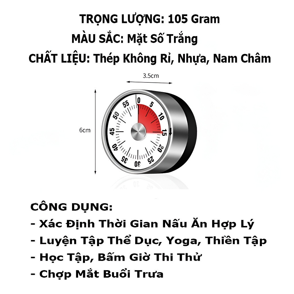 【COD】Đồng hồ Pomodoro chuyên dụng cho học tập giúp bạn tập trung cao độ, nâng cao hiệu suất làm việc và học tập.