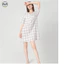 Váy ngủ cotton phong cách Nhật Bản Muji, cổ chữ V, thoải mái suốt ngày