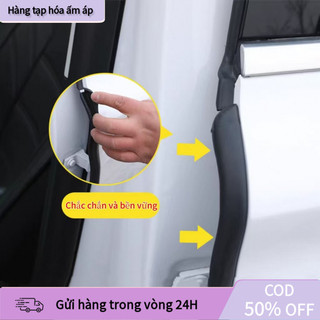 【COD】Bộ phụ kiện gioăng cao su đàn hồi cho cửa xe ô tô, lắp nhanh vào trụ B, giúp giảm hiệu quả tiếng ồn do gió