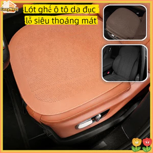 Lót ghế ô tô da đục lỗ siêu thoáng mát,chống mài mòn, không dính bụi, dễ vệ sinh, dùng bốn mùa