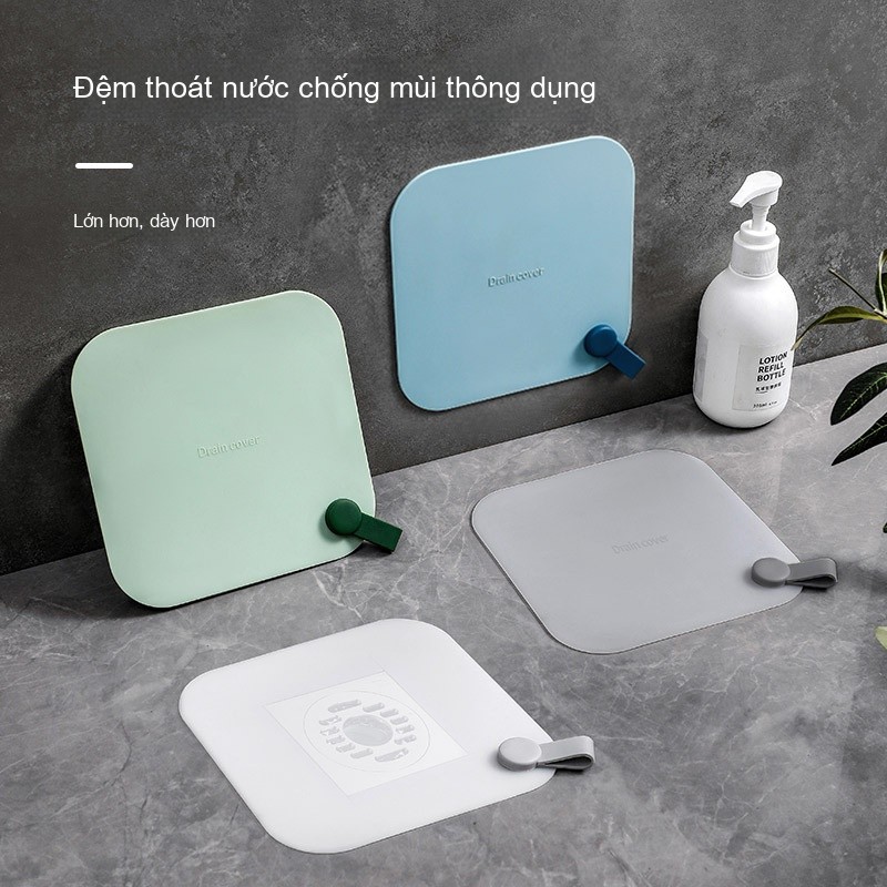 Tấm silicon chống mùi thoát sàn đa năng ngăn côn trùng Tấm silicon khử mùi thoát sàn，Chất liệu Silicon， 15x15cm，Đa năng