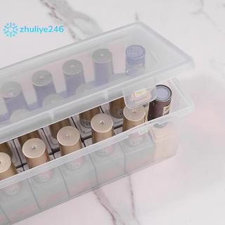 < zhuliye246 > 1 / 2 Cái Móng Tay Nghệ Thuật Hình Chữ Nhật Trong Suốt Hộp Bảo Quản Móng Tay Kim Cương Giả Bàn Chải Bút Đệm Mài Tập Tin Tổ Chức Hộp Đựng Đẹp