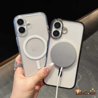 Ốp Từ Tính Siêu Trong Suốt Tương Thích Cho OPPO A6 Pro A5 A5i Pro A5X A5S A3S A3 Pro A3X A15 A15S A12E A9 A5 2020 ACE 2 5G 4G Ốp điện thoại Mềm Chống Sốc Trong Suốt Đơn Giản