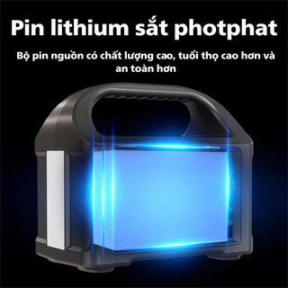 Trạm Điện Dã Ngoại CY-300W 300W | Pin LiFePO4 192Wh | Sóng Sin Thuần |