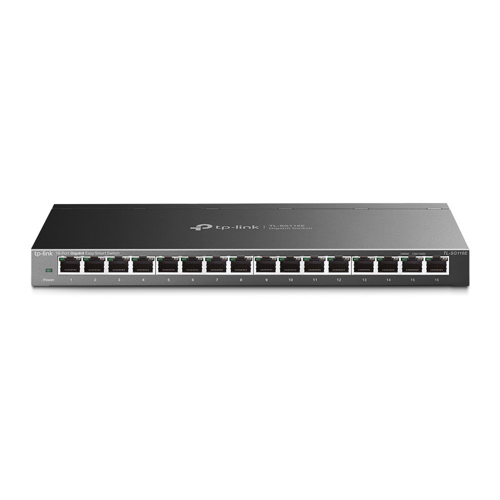 TP-Link TL-SG116E – Switch Easy Smart 16 cổng Gigabit giúp quản lý mạng linh hoạt và vận hành ổn định cho doanh nghiệp