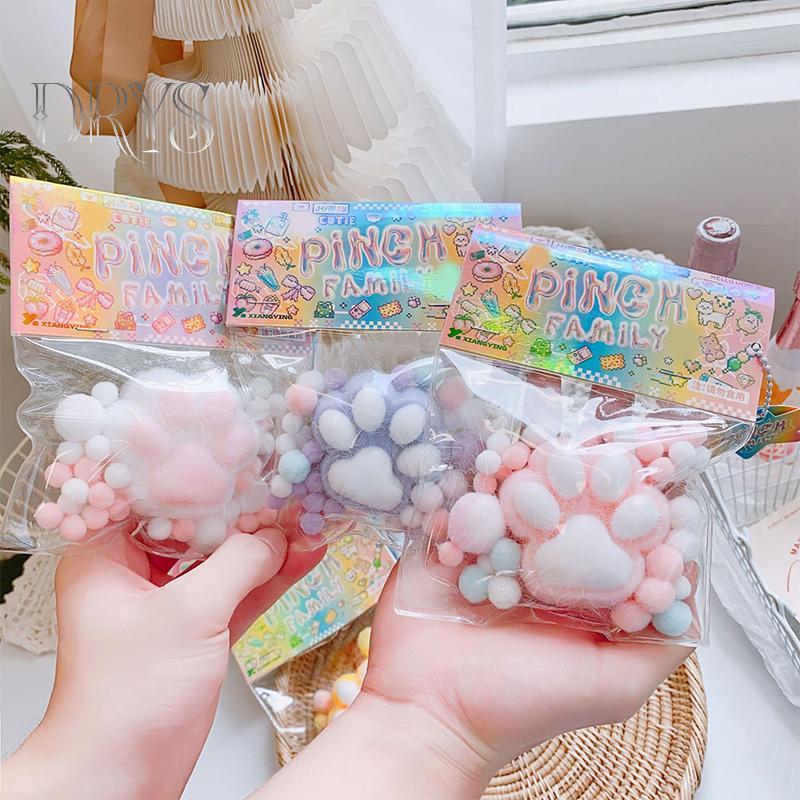 (TFT) Handmade Floing Cat 's Paw Giảm Căng Thẳng Squishy Đồ Chơi Mochi Chậm Phục Hồi Mới Fidget Đồ Chơi Tiệc Sinh Nhật Quà Tặng MỚI